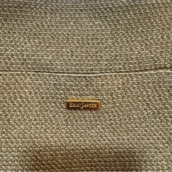 Eric Javits Woven Leather Straps Summer Shoulder  Bag - Picture 2 of 13